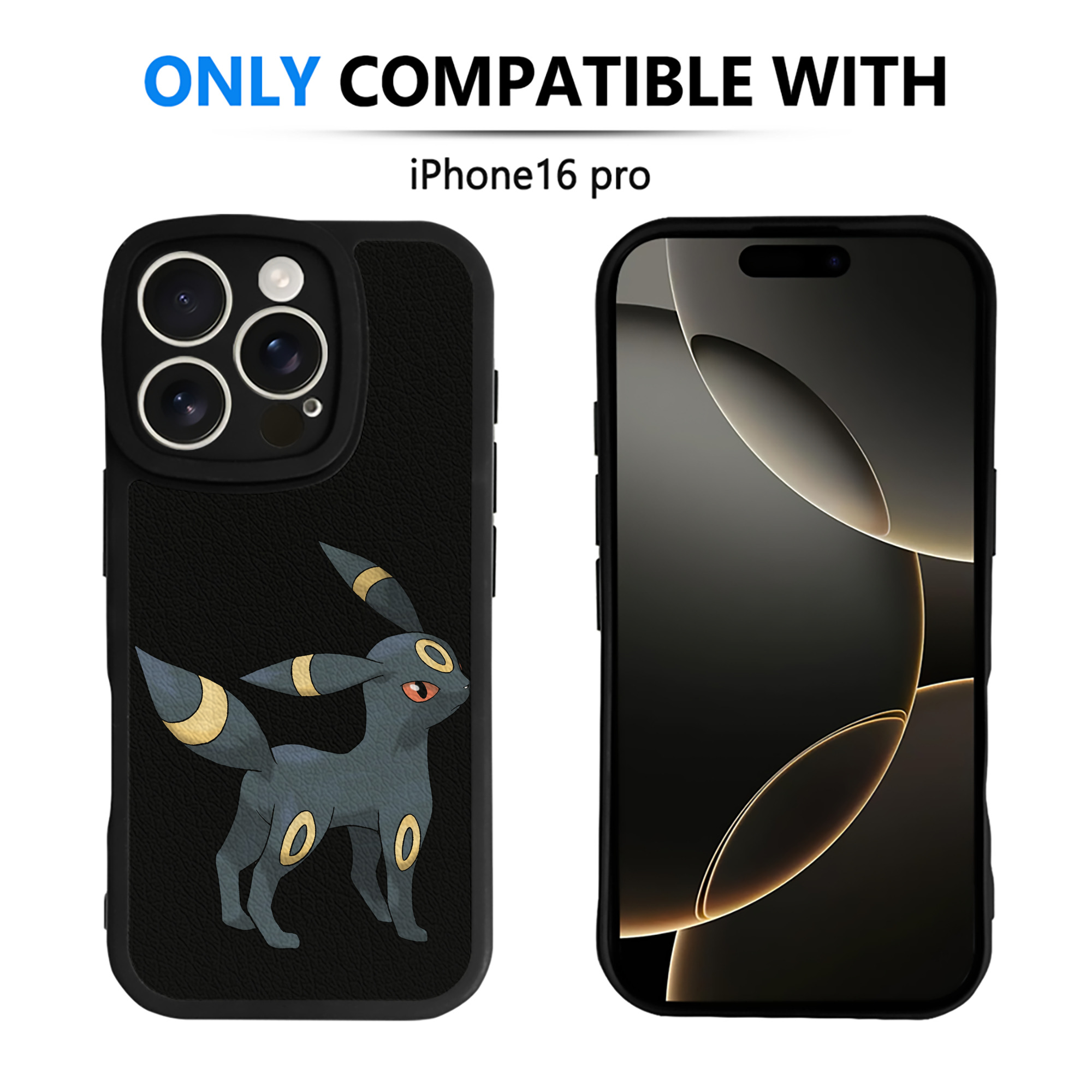 （画像用） ポケットモンスター Pokémon 【iPhone 16シリーズ対応】シリコンスマホケース（レザー調） 材質：シリコン